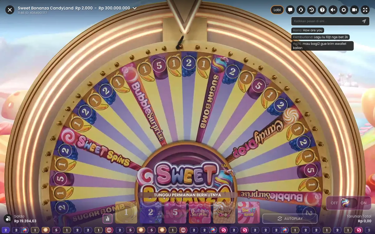 Fitur Sweet Bonanza Candyland