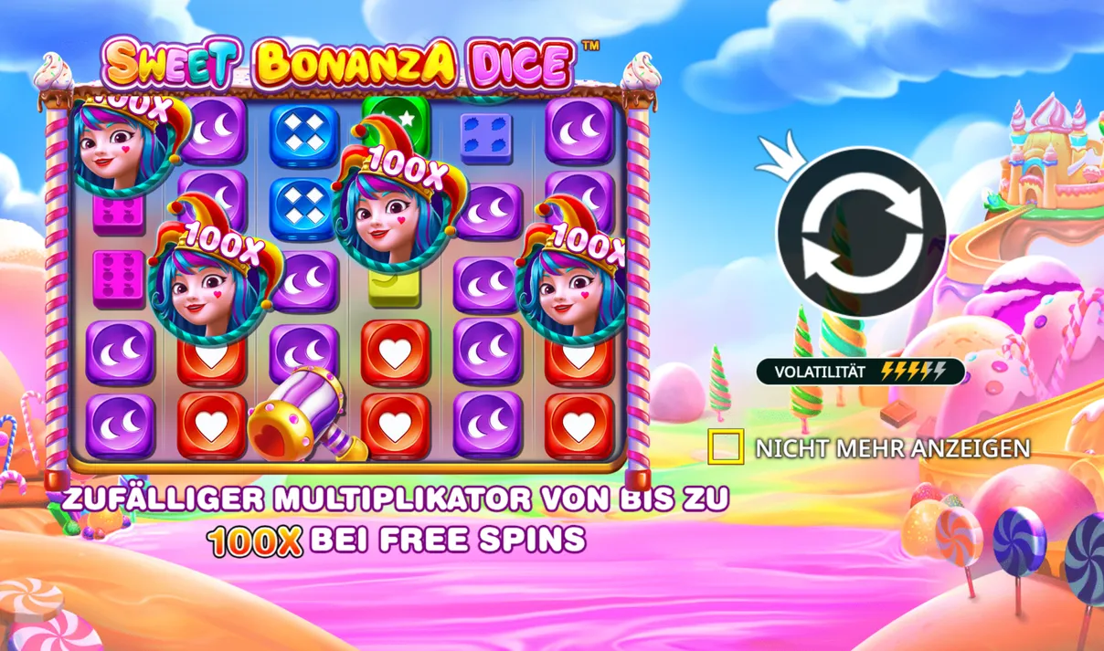 Erleben Sie die Demo von Sweet Bonanza Dice