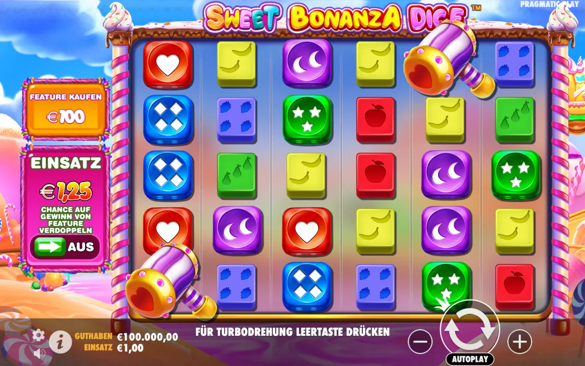 Hinter den Kulissen: Sweet Bonanza Dice von Pragmatic Play