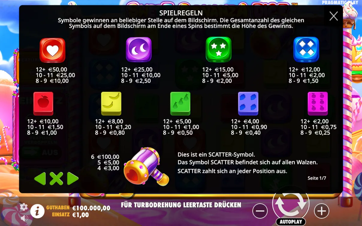 Das Spiel f&uuml;hrt ein spezielles Symbol ein - einen Hammer.