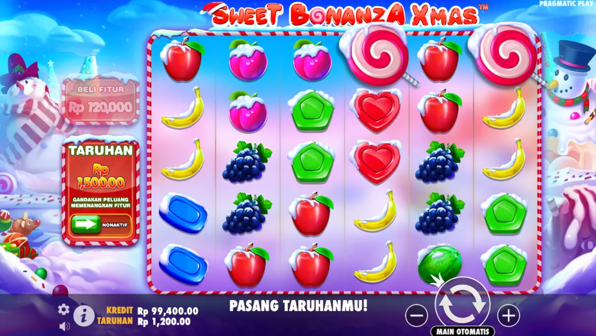 Tips untuk Pemain Slot Sweet Bonanza Xmas